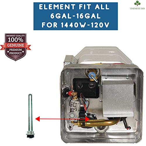 ONENESS 369 RV Camper Travel Trailer Screw in Water Heater Element