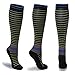 HLTPRO Compression Socks for Women & Men(4 Pairs) - Best Support for Medical，Circulation, Nurses, Running, Travel