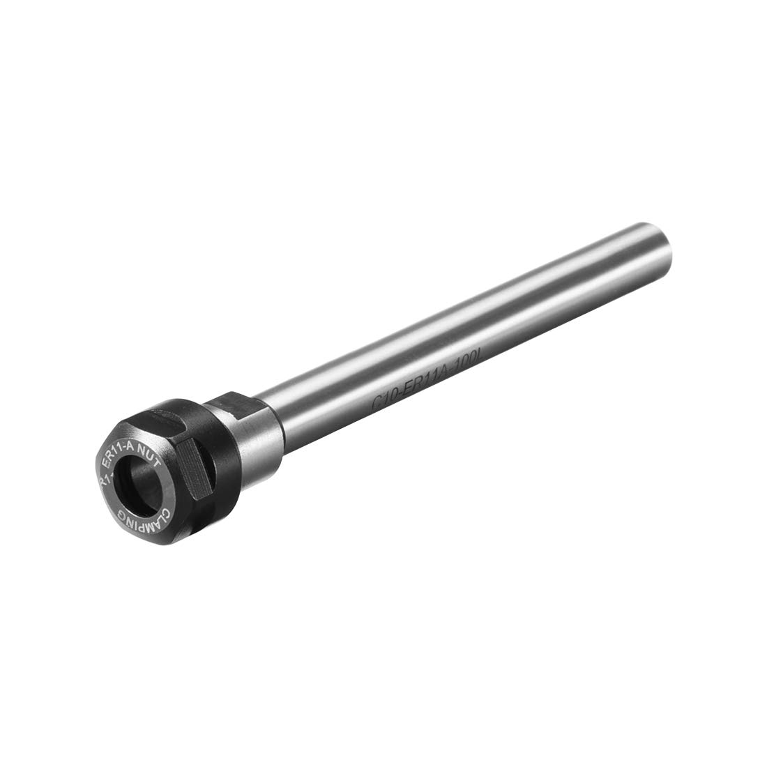 Sourcingmap C10 ER11A 100L Router Collet Chuck Extension Rod Straight CNC Milling Tool Holder