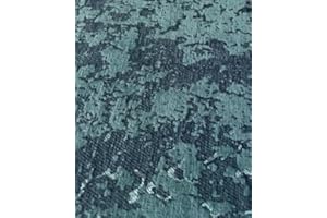 OctoRose 3 Side Zipper Heavy Duty Chenille Futon Cover/Slipcover/Sofa DayBed Mattress Cover Couch Protector (Cover ONLY) (Chenille-Blue-Relif, Full Size)