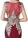MisShow Women's Embroidery Lace Long Mermaid Formal Evening Prom Dresses