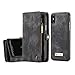 iPhone XS Case Wallet, iPhone X Detachable Slim Cover, XRPow Detachable Magnetic Purse Premium Leather Folio Magnetic Wallet Protection Card Slot Holder Removable Flip Cover for Apple iPhone X/XS 5.