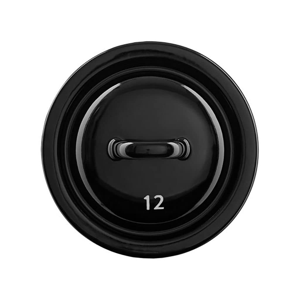 Riess Classic - Giants and Dwarfs Lid, Diameter-12 cm Black