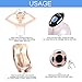 Portable Shaping Massager Rechargeable Frequency Shaping Equipment with Ultrasonic RF System to Shape Your Legs Arms Lower Abdomen - White