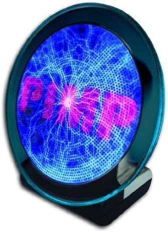 6" Pimp Blue Plasma Lumin Glass Disk by Cyi, Inc.