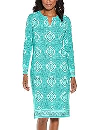 Coolibar UPF 50+ - Vestido de manga larga para mujer (protección solar)