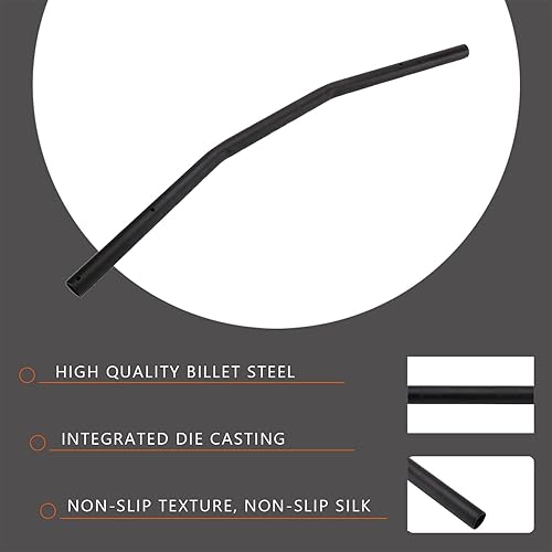 Motorfiets Stuur Z Bars 25mm 7/8 Drag Stuur Universele Voor Sportster Cruiser XL 883 1200 Custom Chopper Softail Dyna Street Bob Zwart