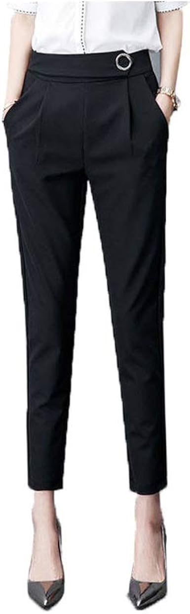 high waisted office trousers