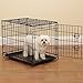 Proselect Easy Dog Crates for Dogs and Pets - Black; Extra Large