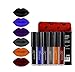 Lip Gloss - Waterproof Long Lasting Madly Lip Gloss Liquid Lipstick - Halloween Makeup ideas Cosmetics - Pack of 6 Colors By Nice Face