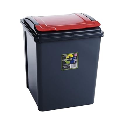 Swing Bins For Kitchen Recycling Bin Dustbin With Lids Extra