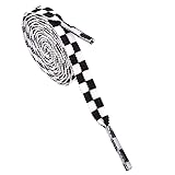 Two-color Checkered Flat Shoelaces Plaid Shoe Lace