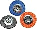 Dico 541-778-4 Nyalox Wheel Brush 4-Inch Orange 120 Grit