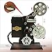 Christmas Gift, Mechanical Classical Movie Projector Music Box With Jewelry Box and Mirror