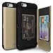 iPhone 6S Plus Case, TORU [CX PRO][Gold] Protective Hidden Wallet Case with [Card Slot][ID Holder][Mirror] for iPhone 6 Plus / iPhone 6S Plus - Gold