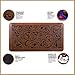 Amcomfy Anti Fatigue Kitchen Mat Cushioned Non Slip Comfort Floor Mats, Standing Mats for Home Kitchen Sink Office Standing Desk Standup Desk Riser Laundry (Brown, 20