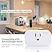 Smart Plug Wifi outlet Works with Amazon Alexa Echo Google Assistant and IFTTT No Hub Required Remote Control Timer Function ETL and FCC Listed AISIRER (2 pack)