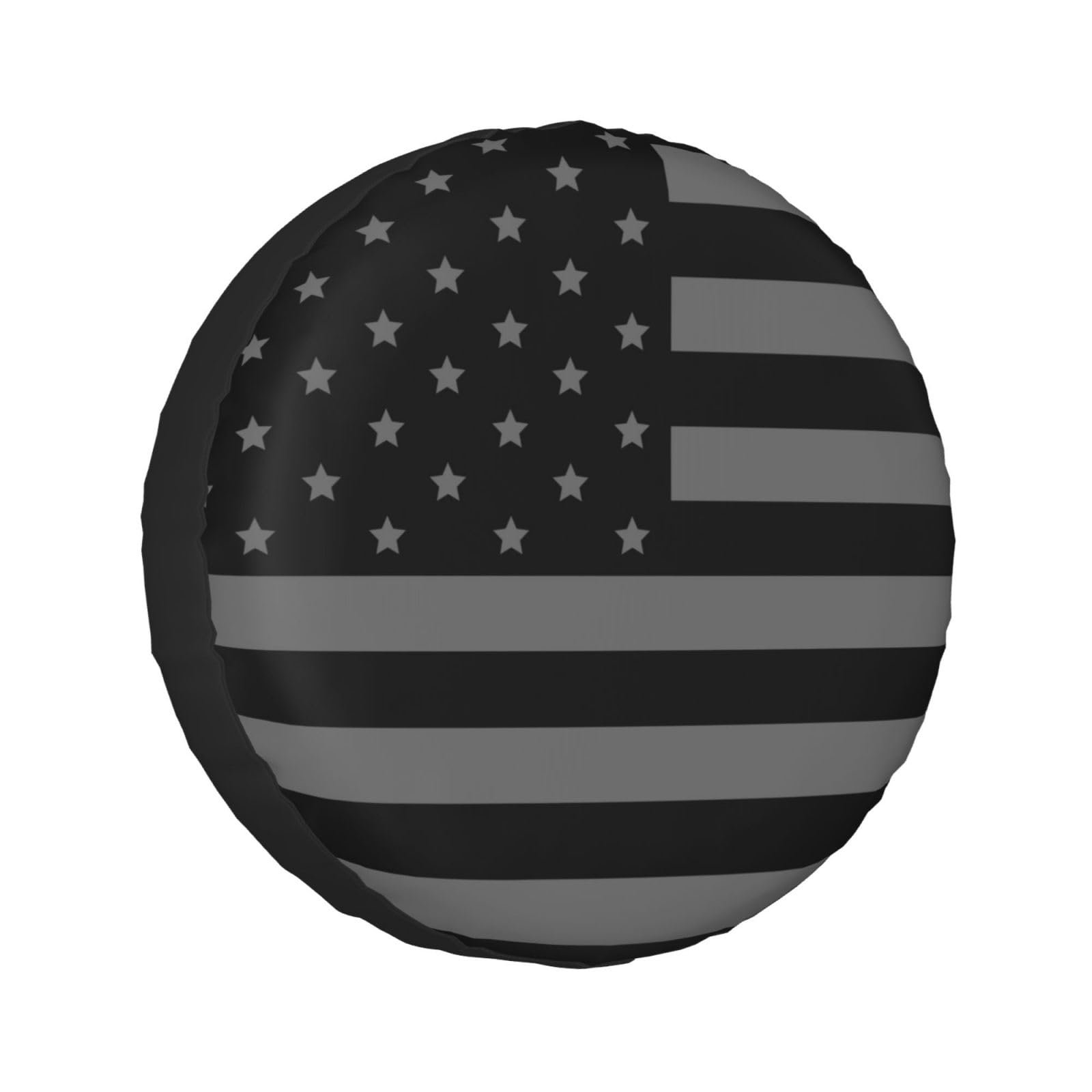 Photo 1 of 16 Inch Spare Tire Cover Weatherproof Sun Protection Wheel Tire Cover Universal Fit Trailers RV SUV Truck Camper Travel with American US Flag (16" for tire Diameter 29.92"-31.1"/76-79cm)