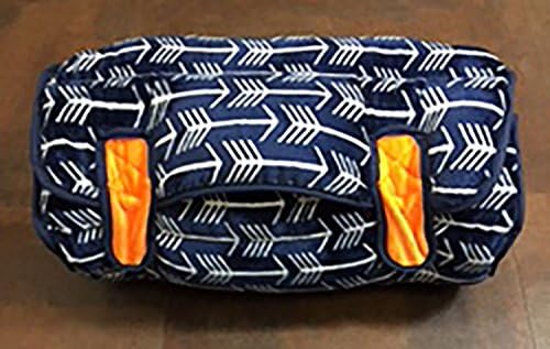 Ozark Mountain Navy Arrow &amp; Orange Nap Mat