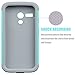 Motorola Moto G Case, Moto G 1st Gen Case, Tekcoo(TM) [Tmajor Series] Shock Absorbing Hybrid Rubber Plastic Impact Defender Rugged Slim Hard Case Cover for Moto G 3G / 4G LTE (Turquoise/Grey)