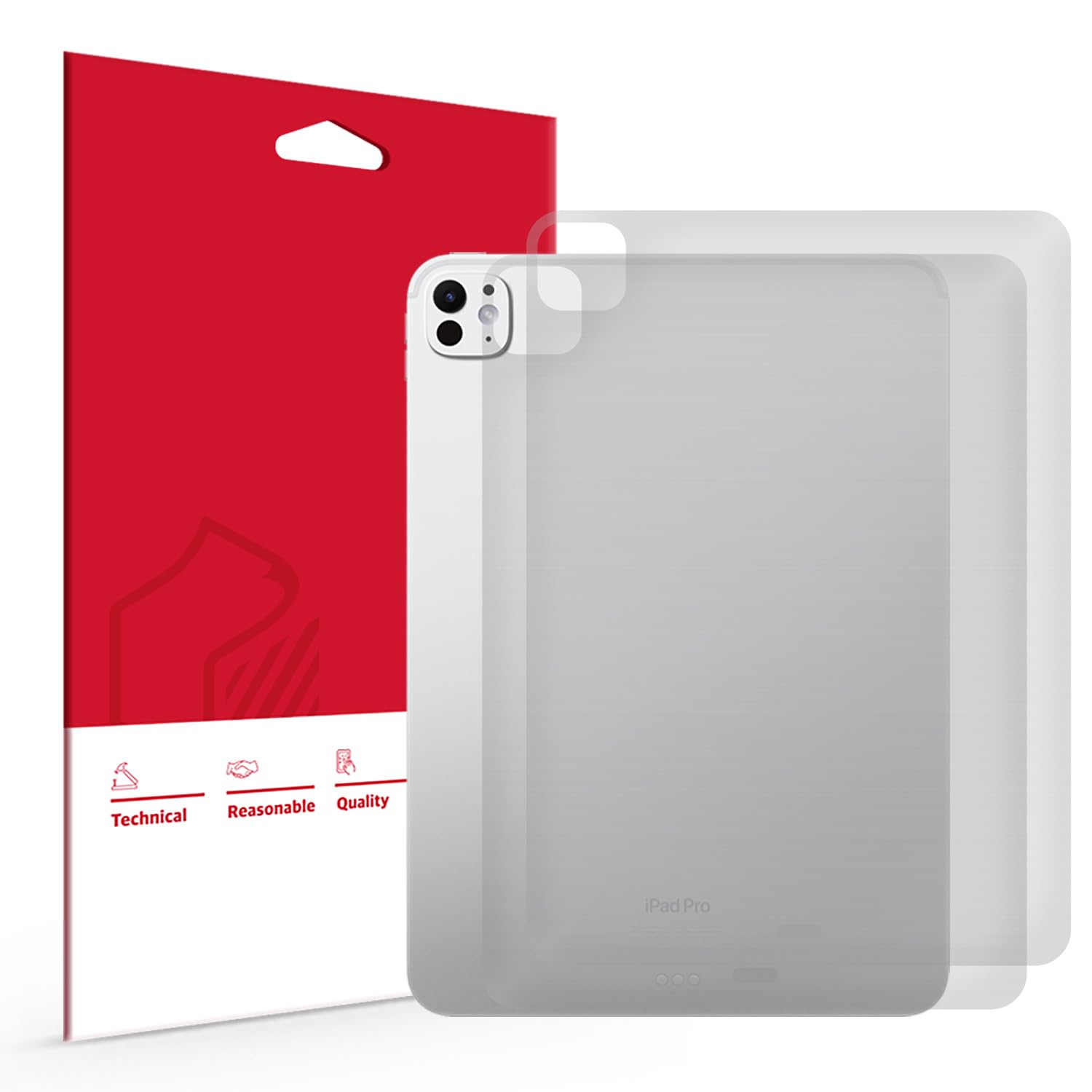 Photo 1 of skoko [2 Pack] Transparent Matte Back Protector Compatible with iPad Pro 11-inch M4 7th Gen Released in 2024, Easy Installation, Matte Clear Skin/Case-Friendly