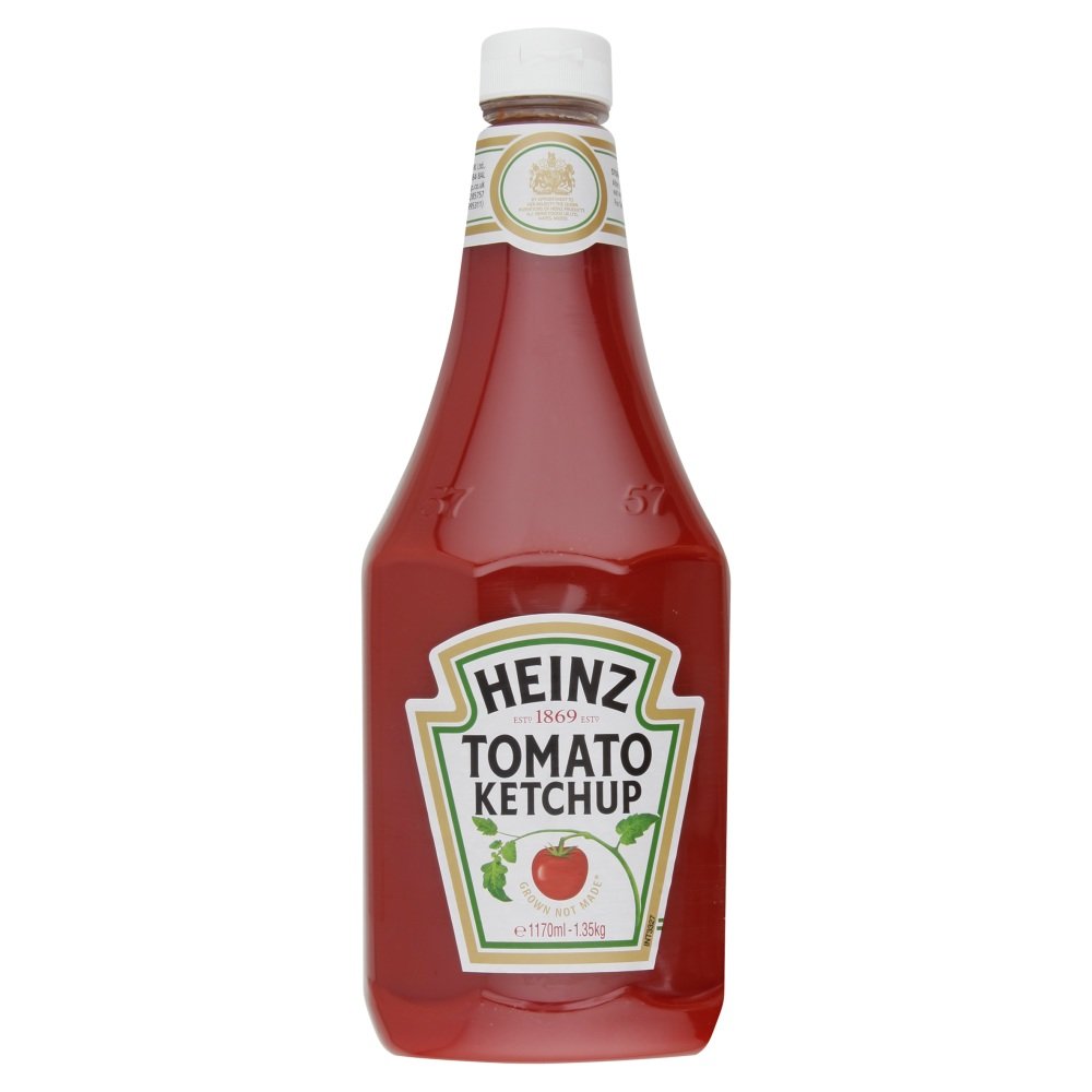 Heinz Tomato Ketchup Squeezy, 1.35 kg Amazon.co.uk Grocery