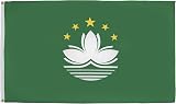 AZ FLAG Macau Flag 3x5 Ft 100D Polyester with 2 Brass Eyelets Fade Resistant