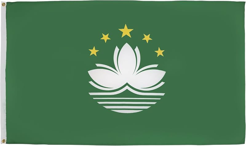 AZ FLAG Macau Flag 3x5 Ft 100D Polyester with 2 Brass Eyelets Fade Resistant