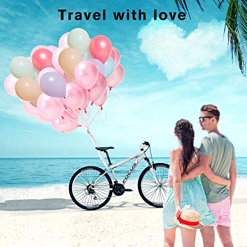 image for Vecook 100 PCS Party Balloons, 12 Inch High Quality Assorted Colorful 
