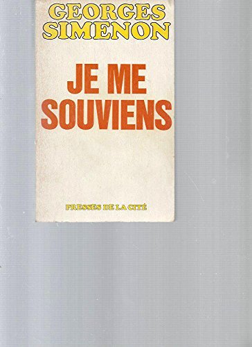 Télécharger Je me souviens Livre PDF Gratuit