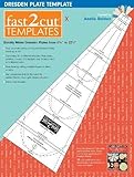 fast2cut® Dresden Plate Template: Quickly Make Dresden Plates from 6 3/4