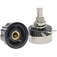 RUIAN RV24YN20S B103 10K Ohm Variable Resistors Single Turn Rotary Carbon Film Potentiometer w Knob