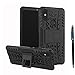 Xiaomi Mi A2 Cover Hybrid DWaybox Rugged Heavy Duty Armor Hard Back Cover Case with Kickstand for Xiaomi Mi A2/Mi 6X 5.99 Inch (Black)