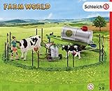 Schleich North America Cow Family On The Pasture Toy Figure