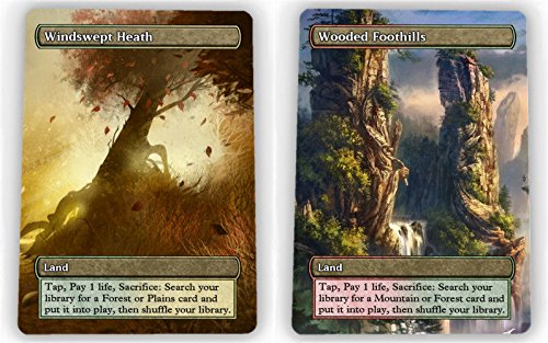 Universal 1 Each of All 10 Fetchlands - Full Art Borderless