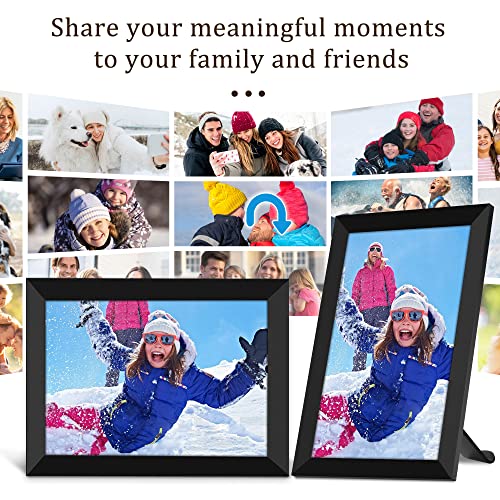 Frameo Digital Picture Frame, 10.1" Smart WiFi Digital Photo Frame with