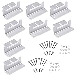 BTSKY Solar Panel Mounting Z Brackets with Nuts and Bolts -- 8 Sets of RV, Boat, Roof, Wall and other Off Gird Installation (8 Units)