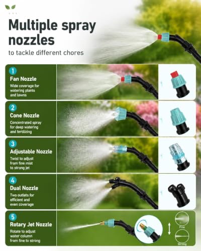 Weed Sprayer 2 Gallon, Electric Weed Sprayer 7.4V Powerful Battery photo 8