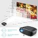 HD Projector, GBTIGER 4000 Lumens LED Video Projector, Full HD 1080p Support, 200