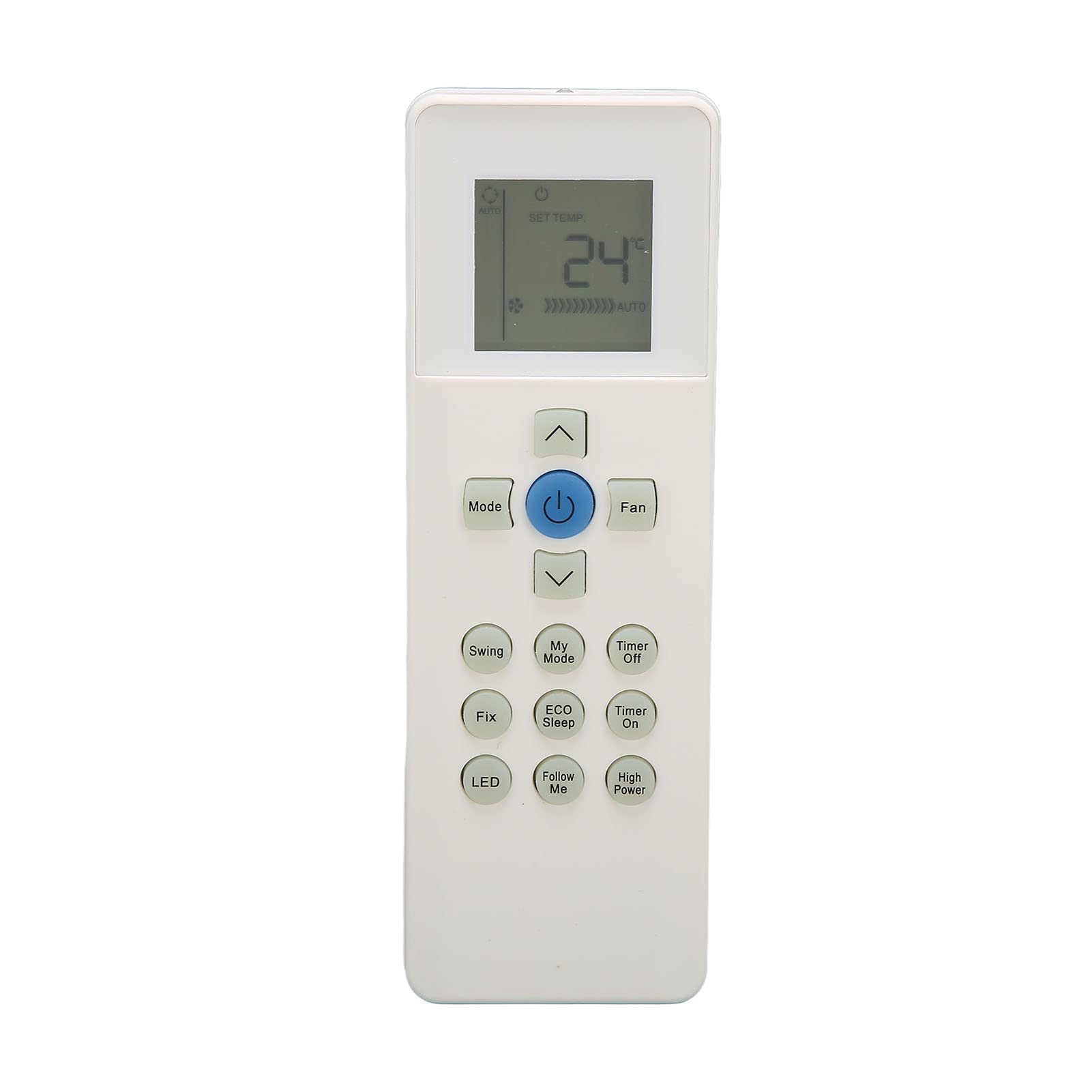 ASHATA Universal Air Conditioner Remote Control for Carrier RG67N BGEF RG67V BGEF, Replacement Air Conditioner Remote, Portable Remote for Air Condition, for Home Office