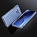 Galaxy Note 9 Case,WATACH Smart Clear View Makeup Mirror Electroplate Plating Kickstand Feature Full Body Protective Flip Folio Cover for Galaxy Note 9 (Blue)