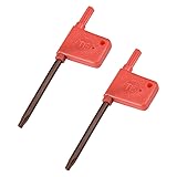 uxcell Torx Screwdriver, T15 S2 Flag Handle Star