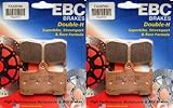 2006-2008 Triumph Daytona 675 EBC Sintered Double H Front Brake Pads (2 Sets) FA347HH