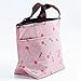 Dxg Waterproof Lunch Bag Tote Lunch Box Insulated Cooler Carry Bag for Travel and Picnic (Pink)