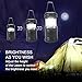 yodo 2 Pack LED Collapsible Camping Lantern,Black