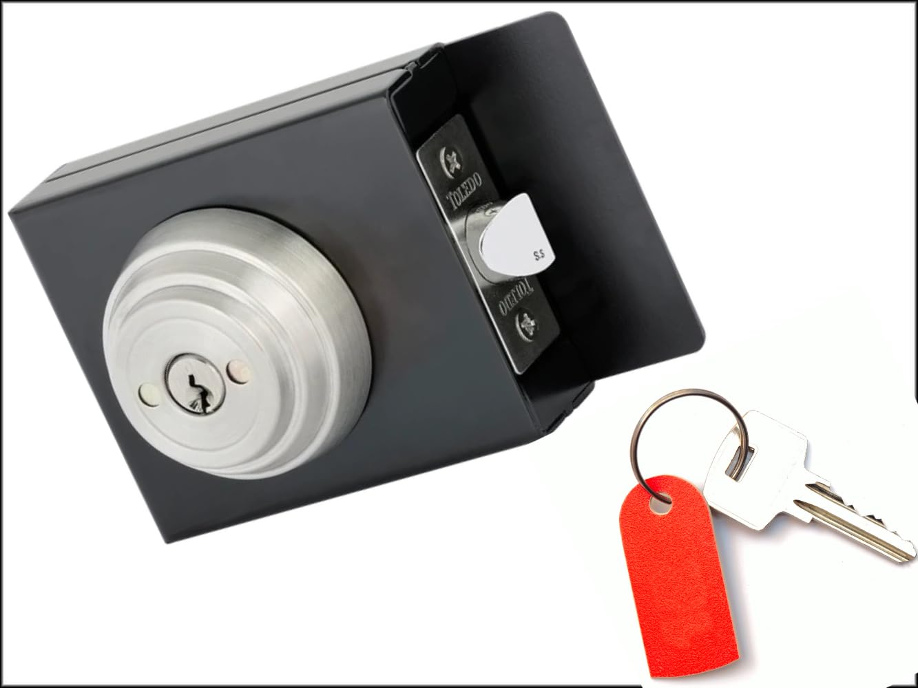Gate Lock Boxes : Deadlatch Gate Lock : Weldable