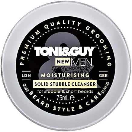 Toni&Guy Moisturising Solid Stubble Cleanser 75ml, Black - Image 4