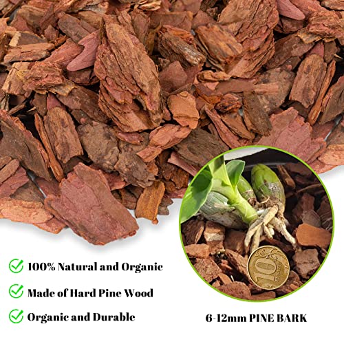 Legigo Organic Orchid Potting Bark All Natural Orchid Bark Potting Mix