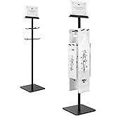 Wet Umbrella Bags Stand with Free 400 Umbrella Bags Disposable,Umbrella Holder for Entryway,Dual Size Umbrella Bags Disposable with Stand,Commercial Wet Umbrella Bag Wrapper Stand Indoor Entryway