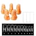 New8Beauty Full Fake Nails Tips Clear (500pcs) & Nail Art Practice Fingers (5 pcs)- Best DIY False Nails Acrylic, Gel and Wrap Manicure Decoration Design Accessories Tools Kit Set Supplies